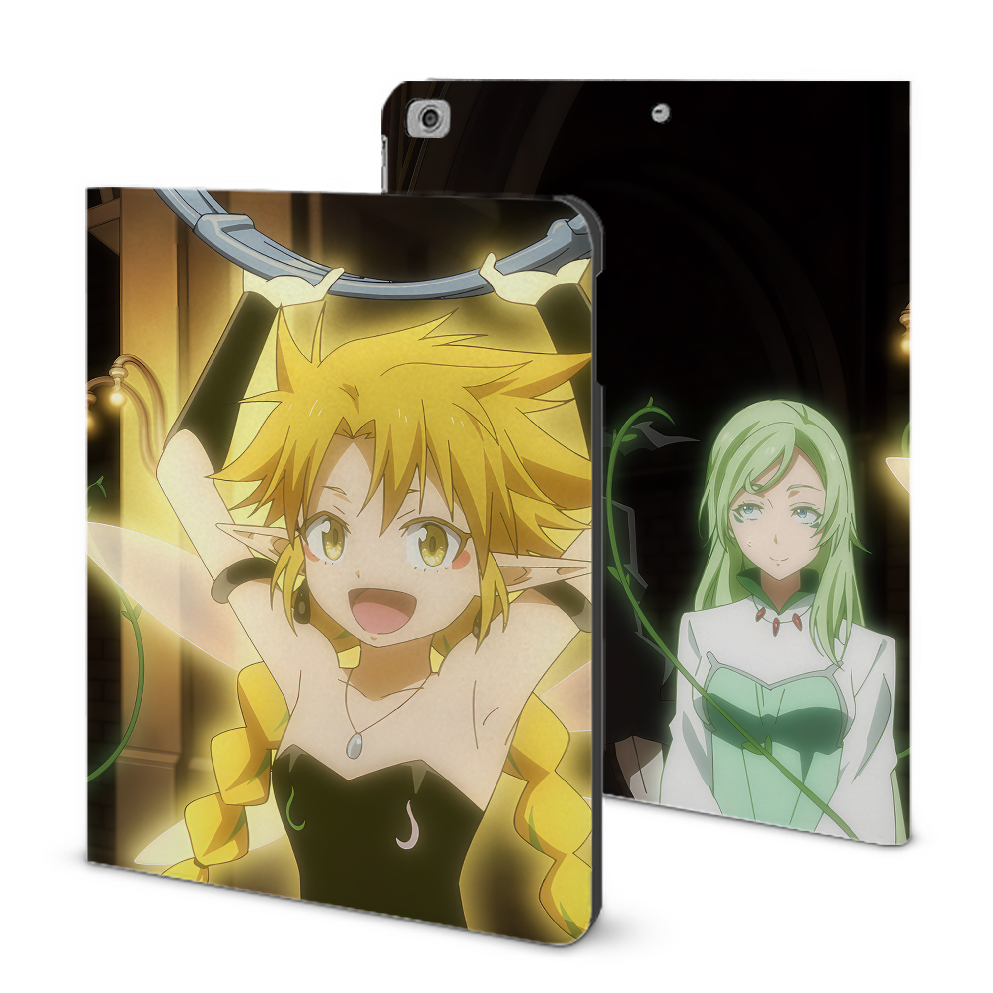 （画像用） 転スラ Regarding Reincarnated to Slime IPad ケース ブック型 PUレザー TPU 耐衝撃 軽量 薄型 ペン収納なし 全面保護 IPad 各モデル対応